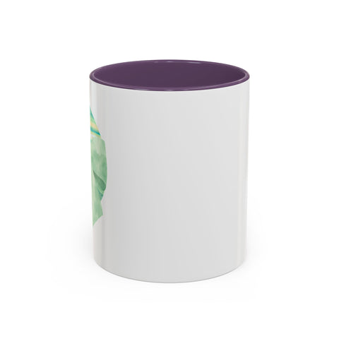 Green Planet Wrapped In A Bow Accent Coffee Mug