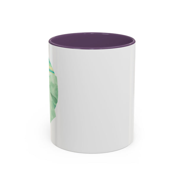 Green Planet Wrapped In A Bow Accent Coffee Mug