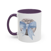 Moon Wrapped In A Bow Accent Coffee Mug