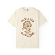 Mrs Claus Glam Squad T-Shirt | Retro Pinup Santa Lady Holiday Tee