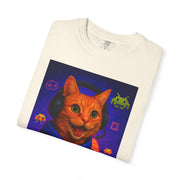 Game On Orange Cat Unisex T-Shirt