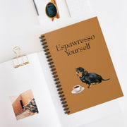 'Espawresso Yourself' Dachshund Spiral Notebook