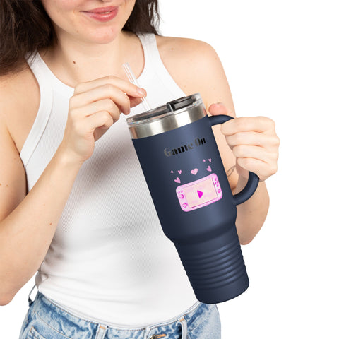 'Game On' Insulated Travel Mug, 40oz