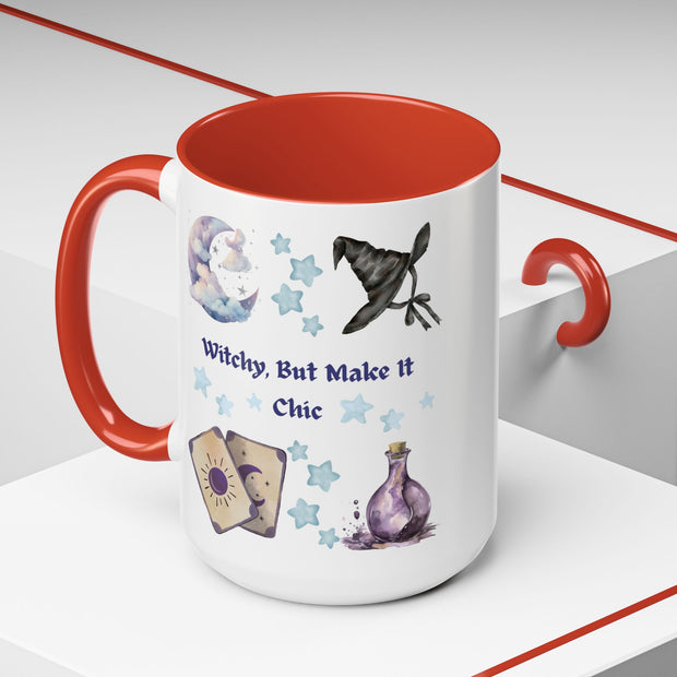 'Witchy, But Make It Cute' Accent Coffee Mug
