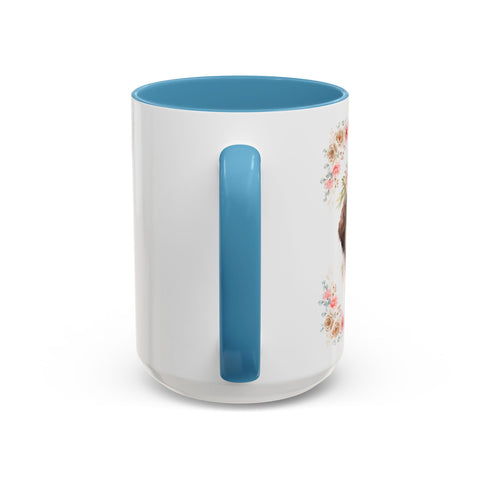 Geeky Goddess Saint Bernard Accent Coffee Mug