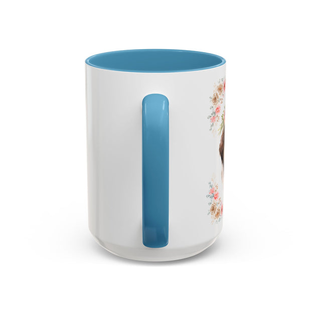 Geeky Goddess Saint Bernard Accent Coffee Mug
