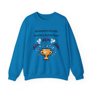 'Achievement Unlocked: Survived A Haunted House' Unisex Crewneck Sweatshirt