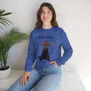 'Witch, Please. Too Much Magical To Handle' Wizard Unisex Crewneck Sweatshirt