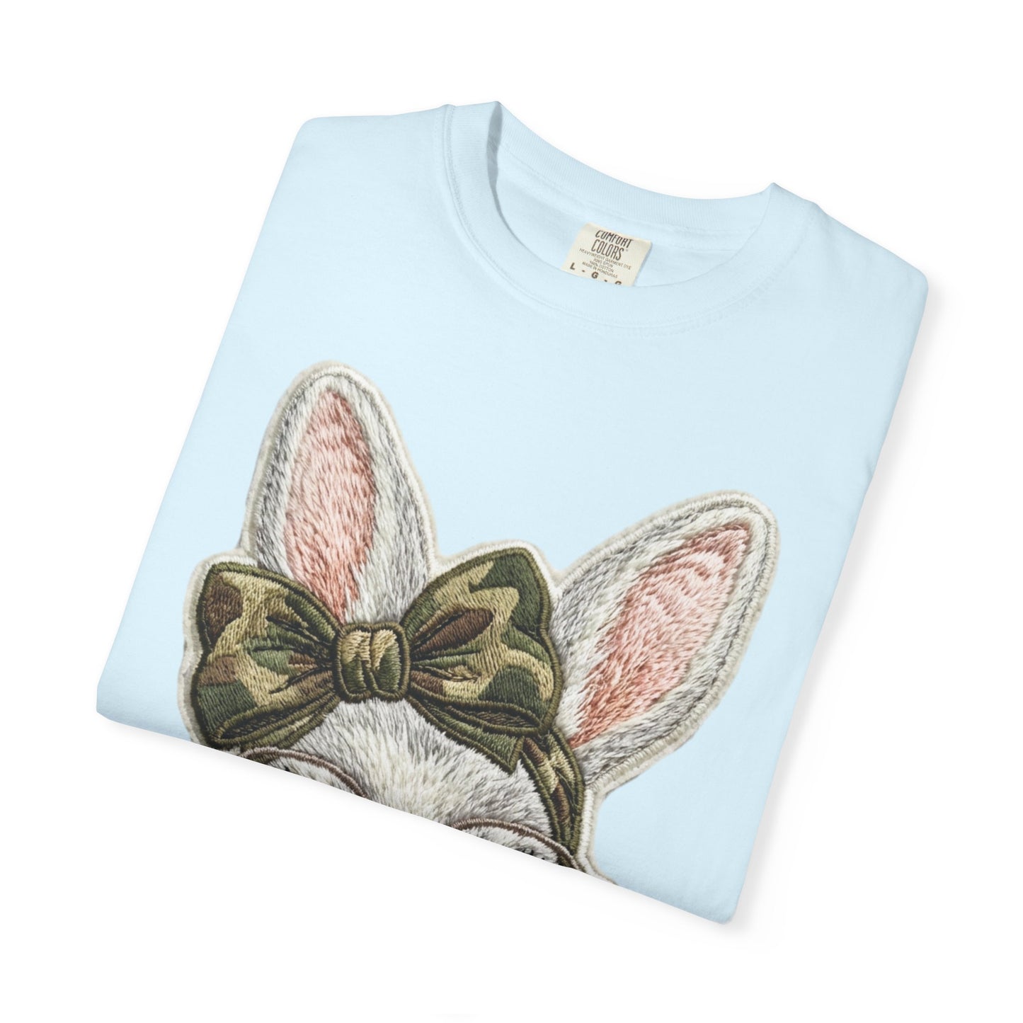 Hipster Bunny Illustration T-Shirt | Bunny with Glasses and Bow