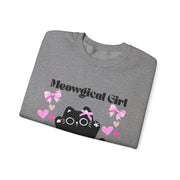 'Meowgical Girl' Unisex Crewneck Sweatshirt