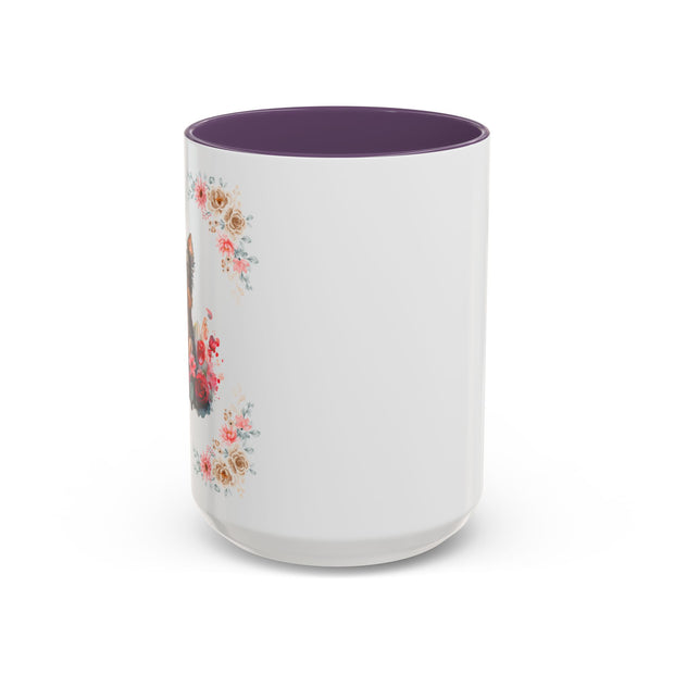 Geeky Goddess Yorkie Accent Coffee Mug