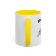 'Game On, Coffee First' Accent Coffee Mug