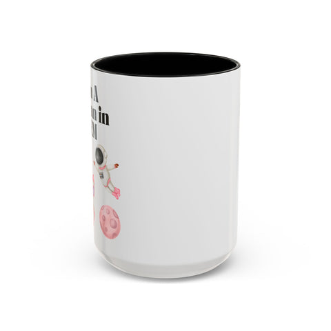 'I Am A Woman In STEM' Astronaut Accent Coffee Mug