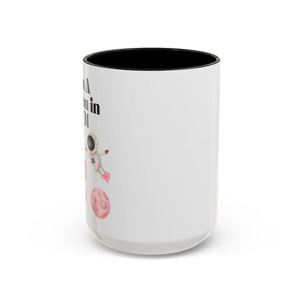 'I Am A Woman In STEM' Astronaut Accent Coffee Mug