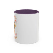 Geeky Goddess Pug Accent Coffee Mug
