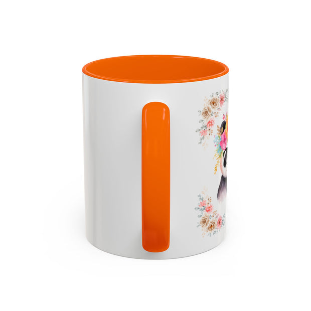 Geeky Goddess Panda Accent Coffee Mug