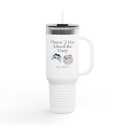 'Player 2 Has Joined The Party' 'Est. 2025' Insulated Travel Mug, 40oz