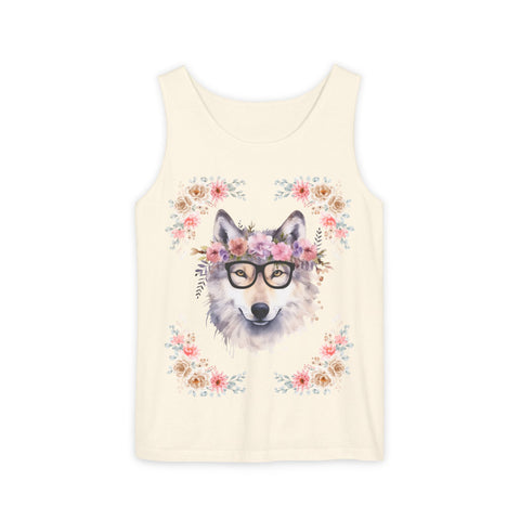 Geeky Goddess Wolf Unisex Tank Top