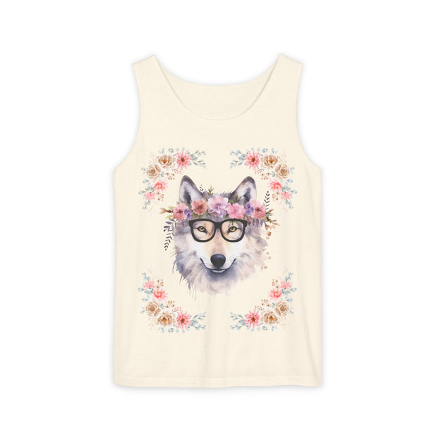 Geeky Goddess Wolf Unisex Tank Top