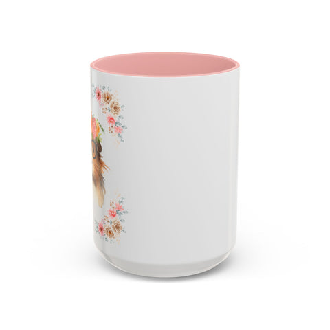 Geeky Goddess Guinea Pig Accent Coffee Mug