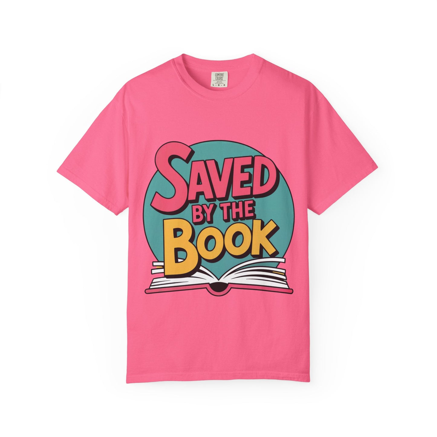 Saved by the Book T-Shirt, Book Lover Graphic Tee, BookTok Reader Shirt, Cute Reading T-Shirt, Library Lover Gift for Women
