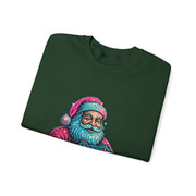 Santa with Game Controller Crewneck, Stay Merry Game On Holiday Sweatshirt
