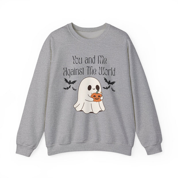 'You and Me Against The World' Unisex Crewneck Sweatshirt