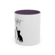 'Paws and Reflect' Cats Accent Coffee Mug