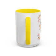 Geeky Goddess Gray Cat Accent Coffee Mug