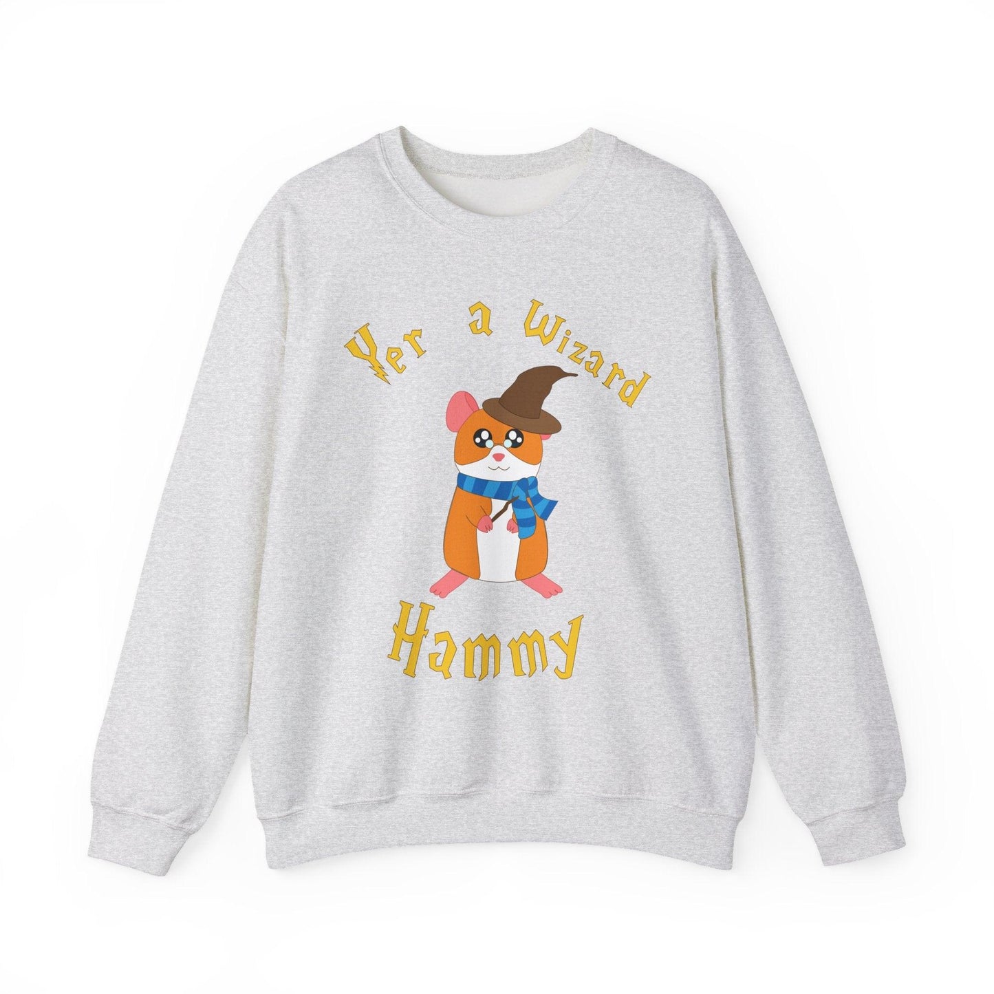 Hammy Wizard Hamster Sweatshirt | Cute Wizard Hamster Crewneck