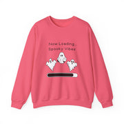 'Now Loading..Spooky Vibes' Unisex Crewneck Sweatshirt