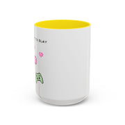 'Press Start To Slay' Accent Coffee Mug