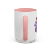 Purple Pumpkin Wrapped In A Bow Accent Coffee Mug