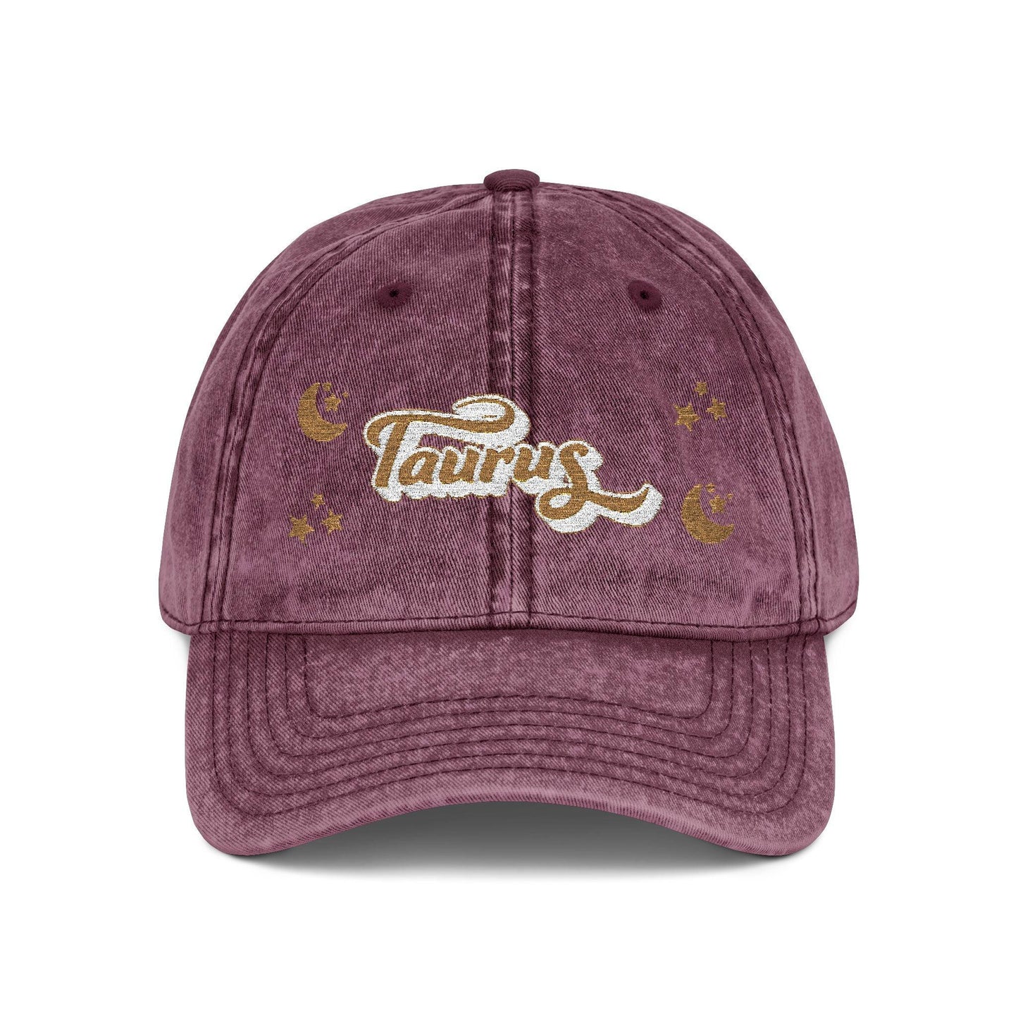 'Taurus' Vintage Embroidered Cap