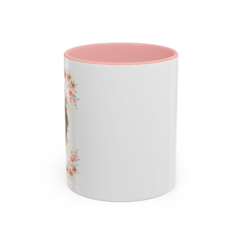 Geeky Goddess Saint Bernard Accent Coffee Mug