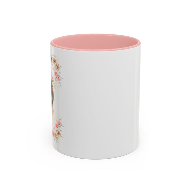 Geeky Goddess Saint Bernard Accent Coffee Mug