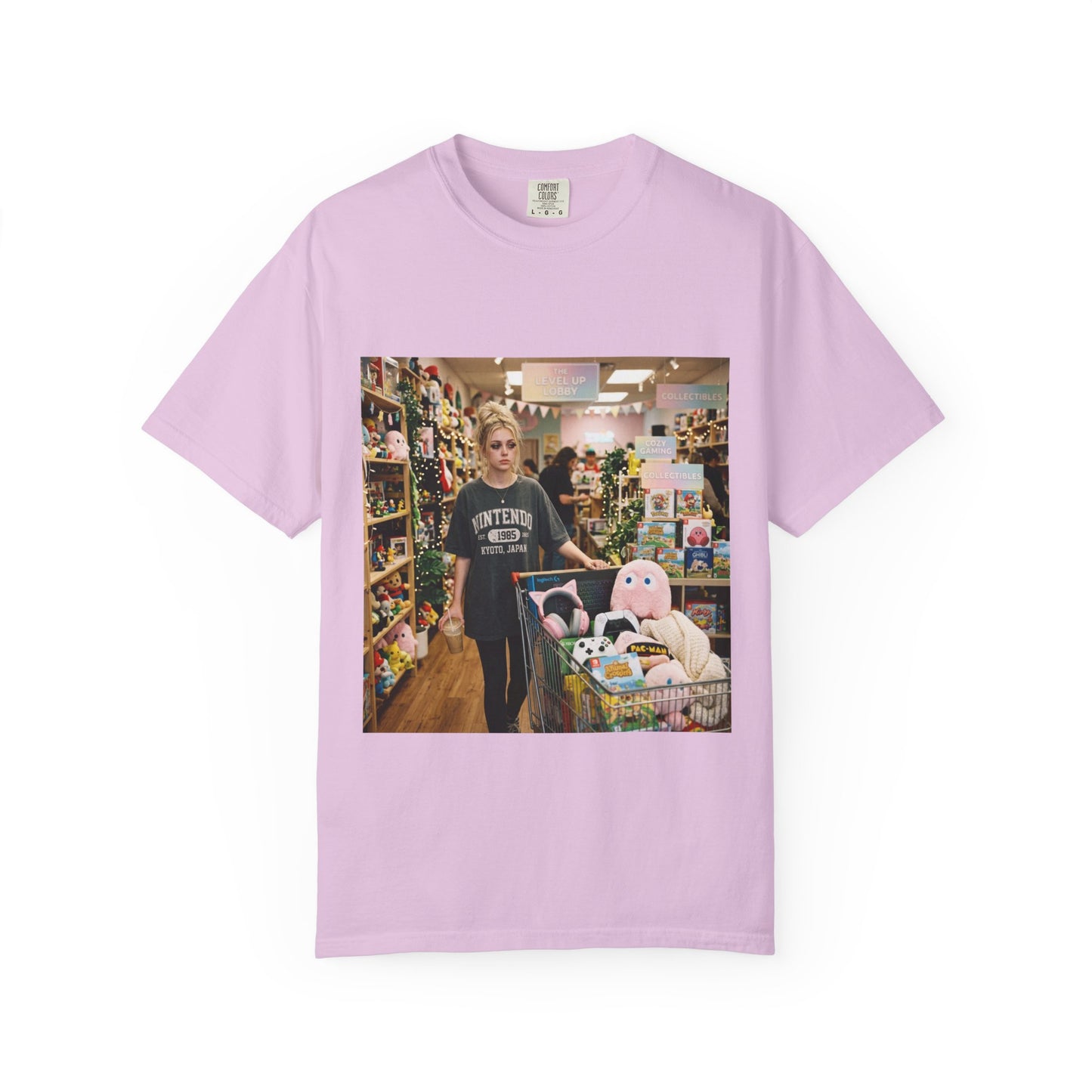 Unwell But Gaming Shirt | Gamer Girl Tee, Cozy Gaming Shirt, Video Game Lover Gift, Caffeine & Side Quests Aesthetic, Oversized Graphic Tee