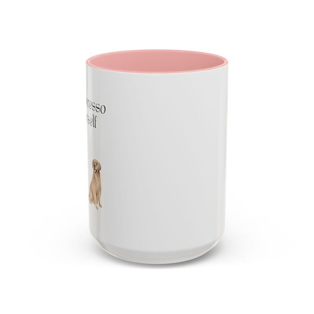 'Espawresso Yourself' Golden Retriever Accent Coffee Mug
