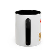 'Leo' Zodiac Accent Coffee Mug