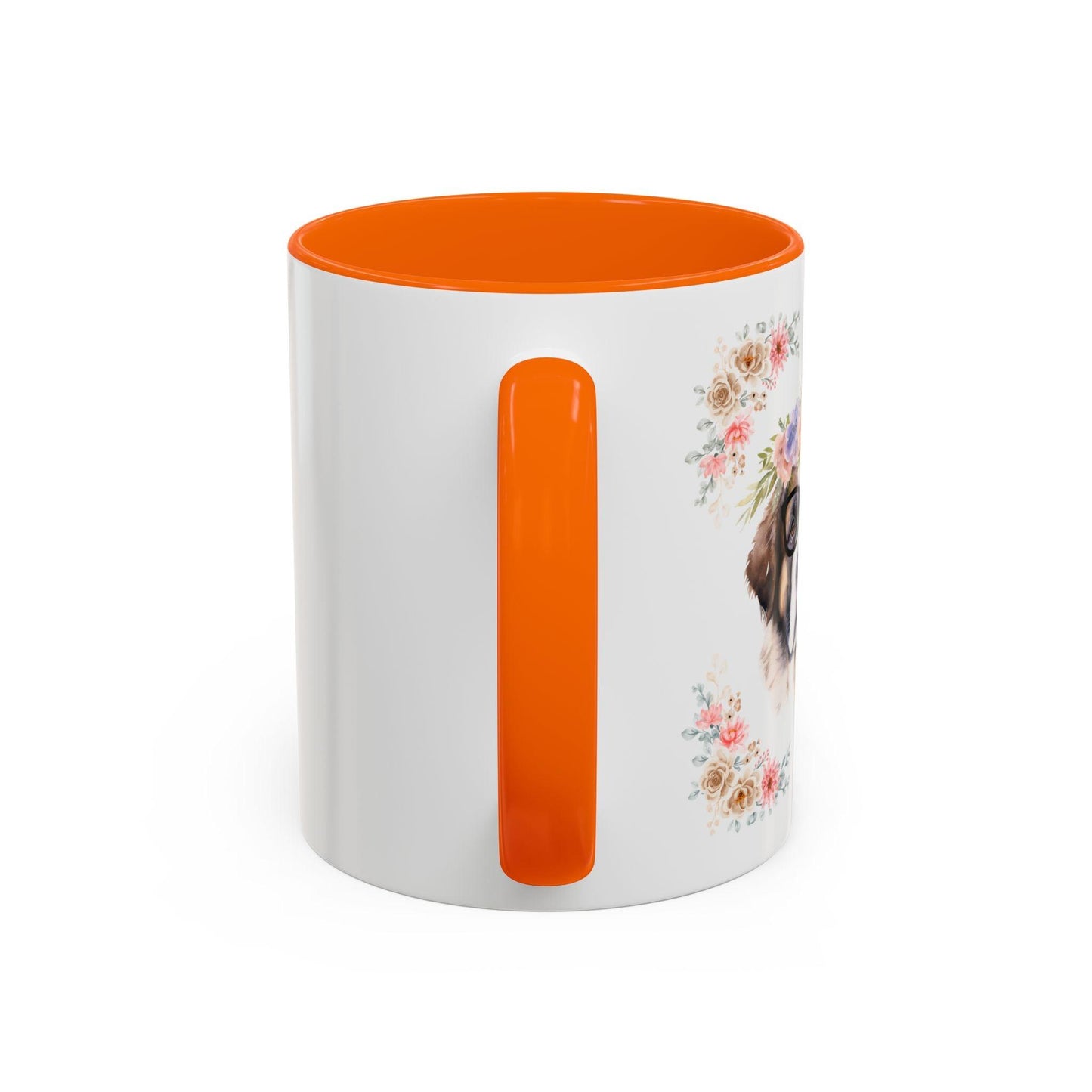 Geeky Goddess Saint Bernard Accent Coffee Mug