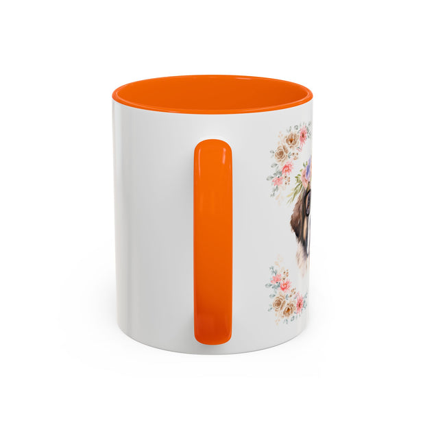 Geeky Goddess Saint Bernard Accent Coffee Mug