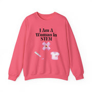 'I Am A Woman In STEM' Nurse Unisex Crewneck Sweatshirt