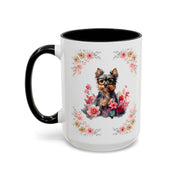 Geeky Goddess Yorkie Accent Coffee Mug