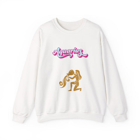 'Aquarius' Zodiac Unisex Crewneck Sweatshirt