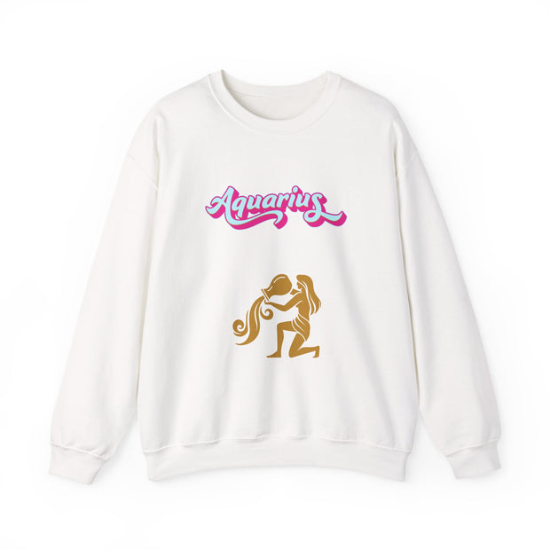 'Aquarius' Zodiac Unisex Crewneck Sweatshirt