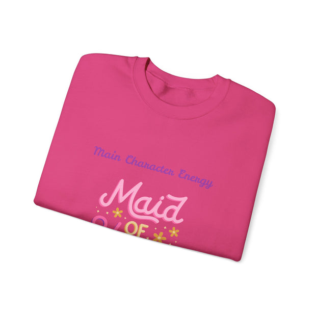 'Main Character Energy: Maid of Honor' Unisex Crewneck Sweatshirt