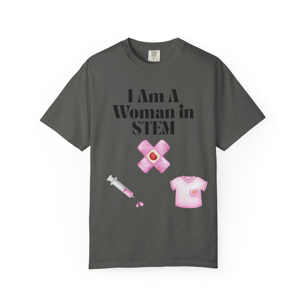 'I Am A Woman in STEM' Nurse Unisex T-Shirt