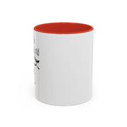 'You and Me Against The World' Accent Coffee Mug
