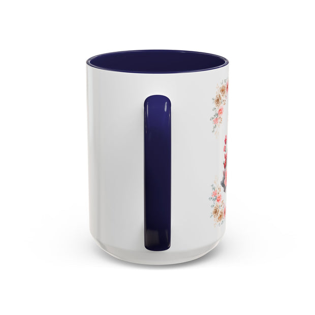 Geeky Goddess Yorkie Accent Coffee Mug