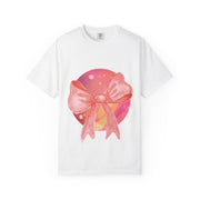 Pink/Yellow Planet Wrapped In Bow Unisex T-Shirt
